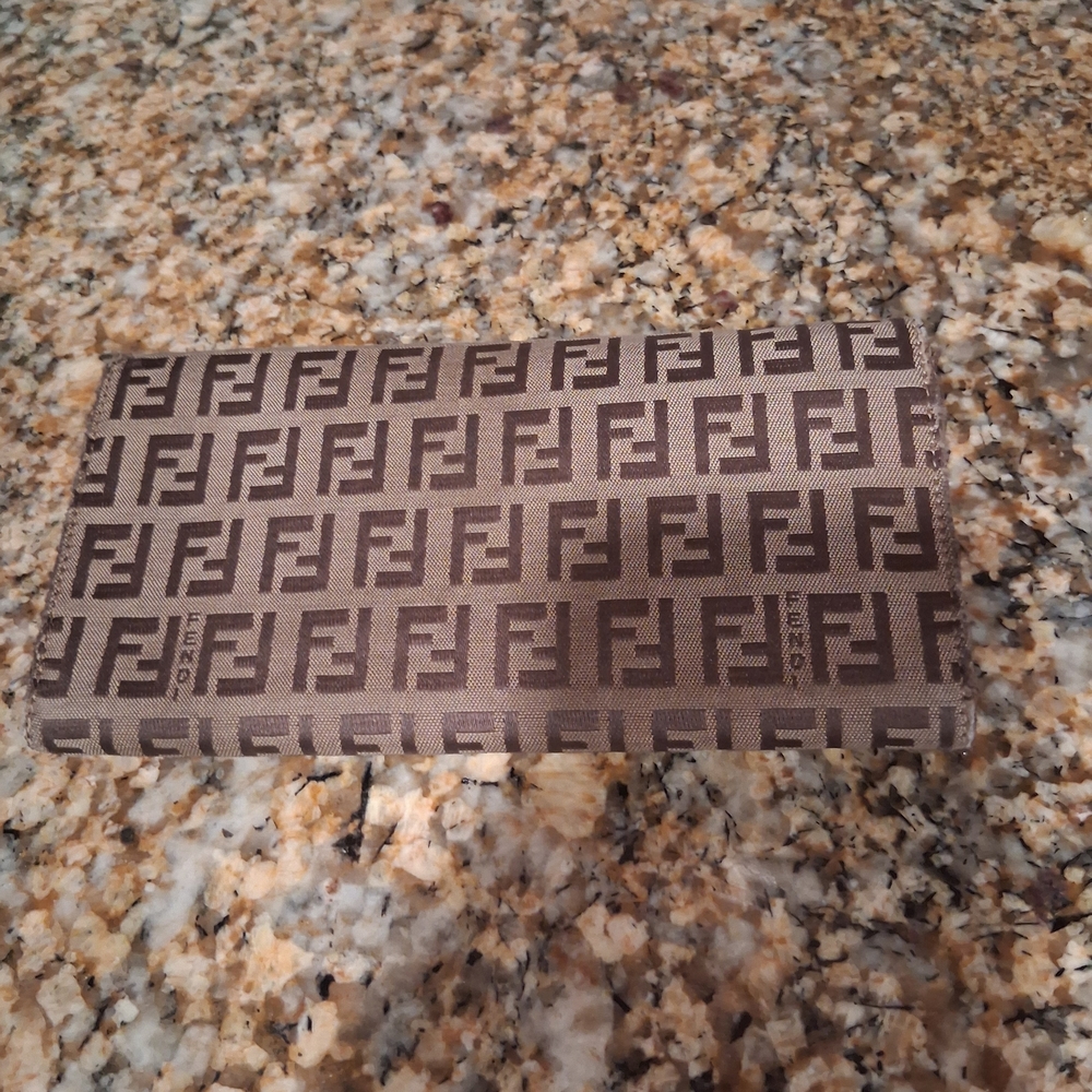 Fendi Brown Logo Wallet